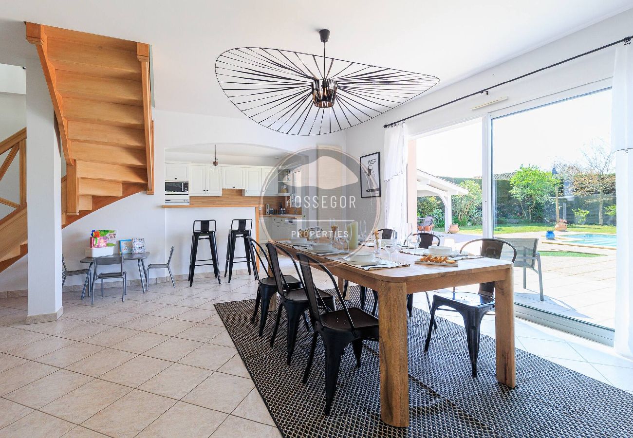 House in Seignosse - Villa Fougères - Seignosse - 8 Adts+2 kids - Pool