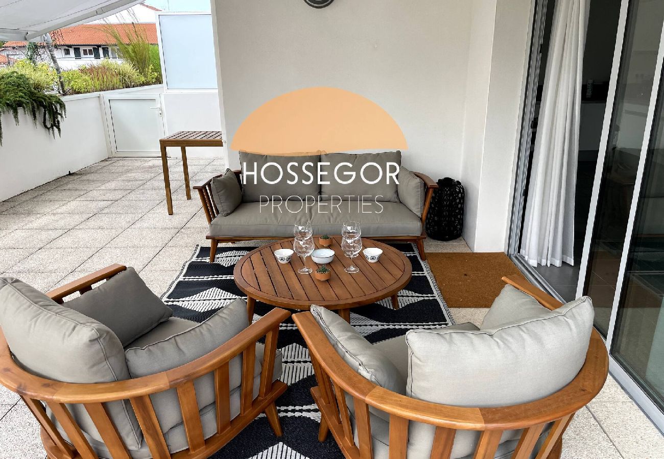 Appartement à Soorts-Hossegor - Appt Brémontier 2 - Hossegor centre - Terrasse
